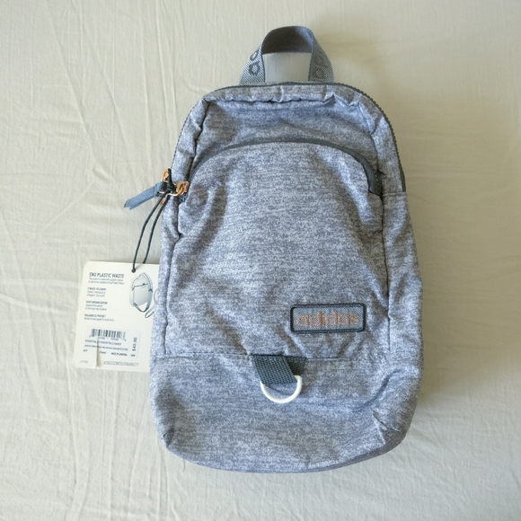Adidas Essentials Convertible Crossbody Backpack Jersey Grey - Picture 11 of 14